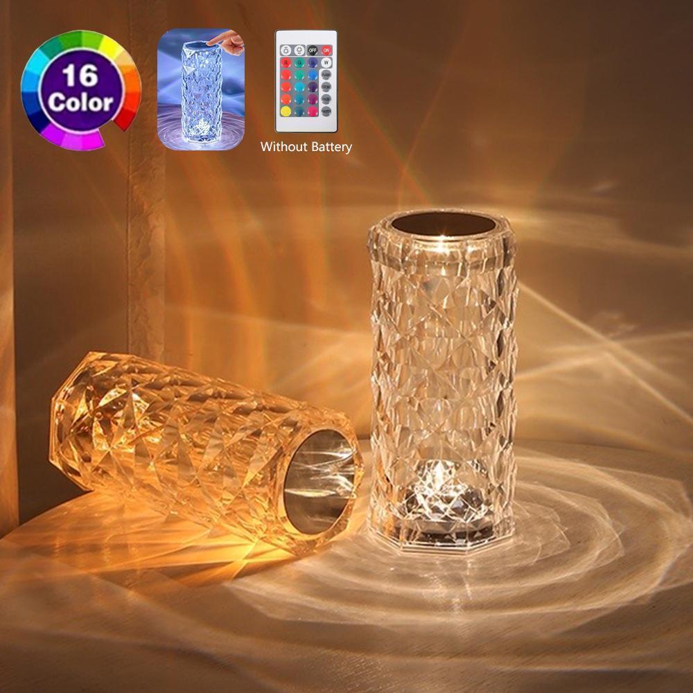 Crystal Table Night Light Lamp